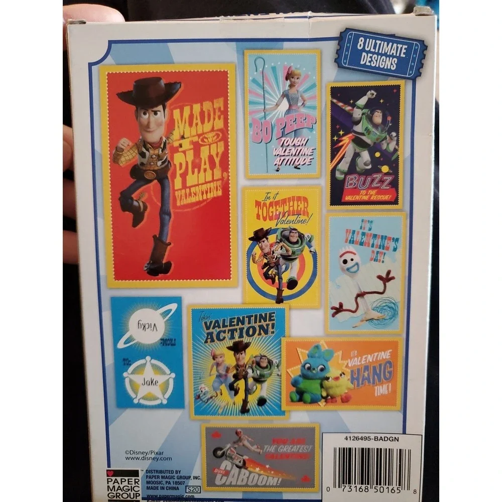 Disney Pixar‎ Toy Story 4 32 Valentines Cards New Kids Classroom Exchange